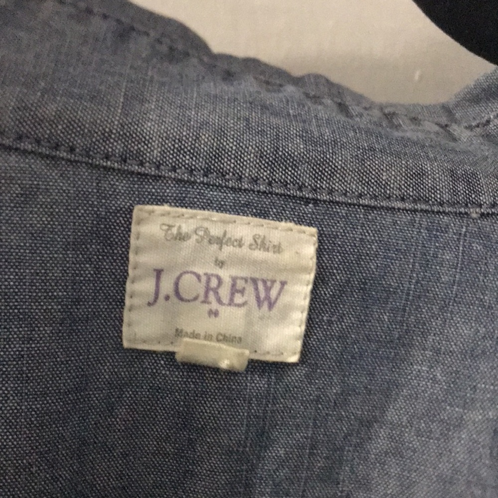 Jean button down , size small - Picture 2 of 2